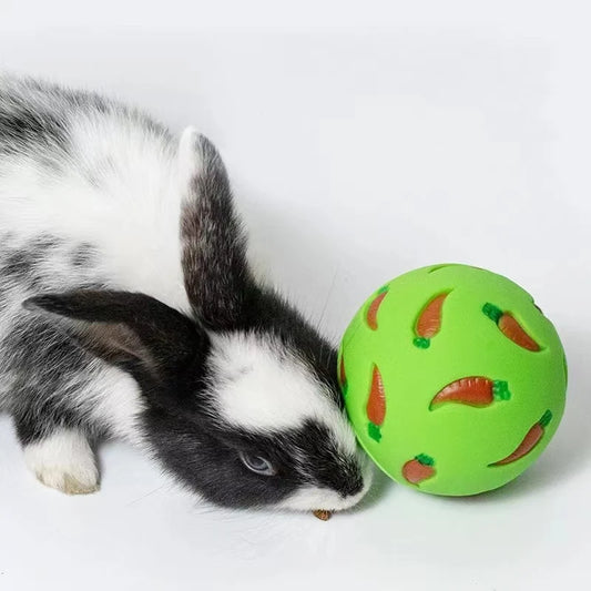 Boule de friandises pour lapin, jouet interactif pour ingestion lente